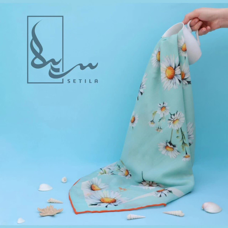 طرح بابونه. روسری کودک و نوجوان ستیلا