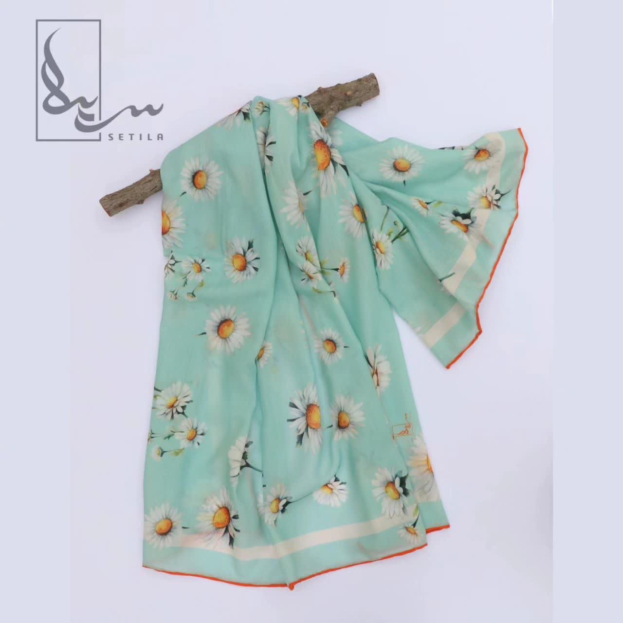 طرح بابونه. روسری کودک و نوجوان ستیلا