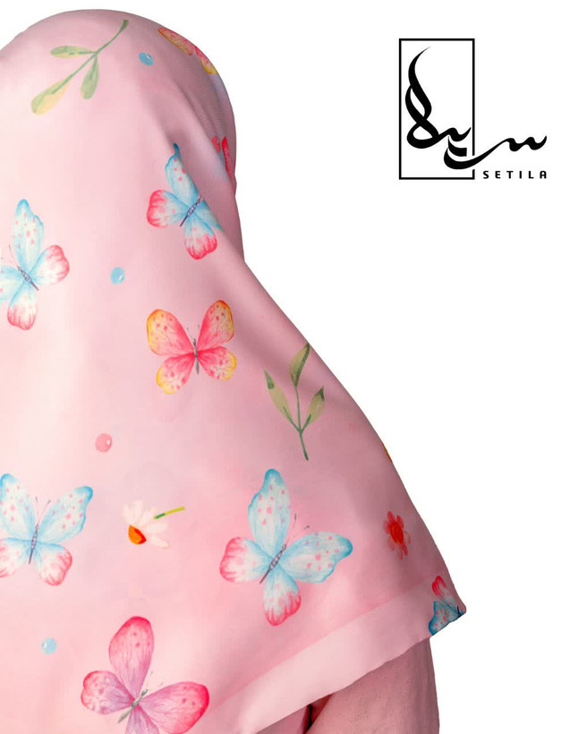 طرح پروانههای رنگی(ابریشمی)
